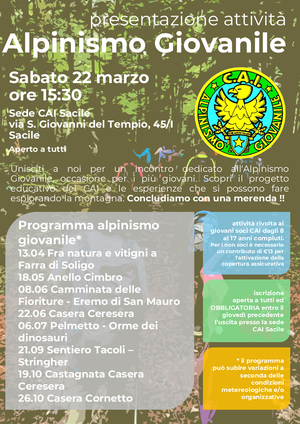 CAI-SACILE-AG-Locandina-Programma 2025